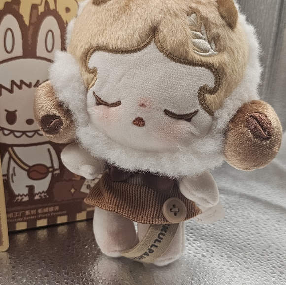 POP BEAN Coffee Factory Plush Pendant Skullpanda Specialty Barista Open Box - Picture 3 of 7